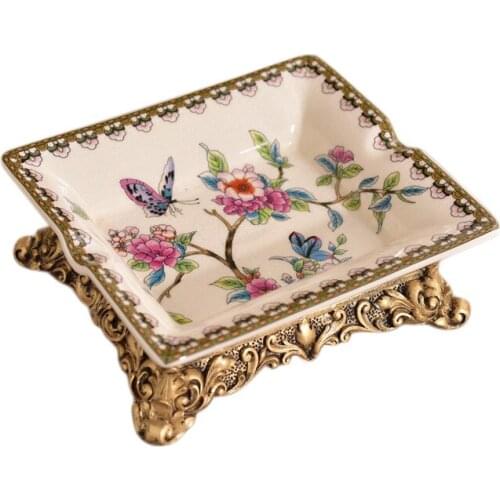 Living room home creative ashtray American ceramic cigar ashtray decorative ornaments