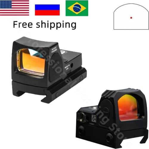 Mini RMR Red Dot Sight Collimator Rifle Reflex Sight Scope fit 20mm Weaver Rail For Airsoft / Hunting Rifle
