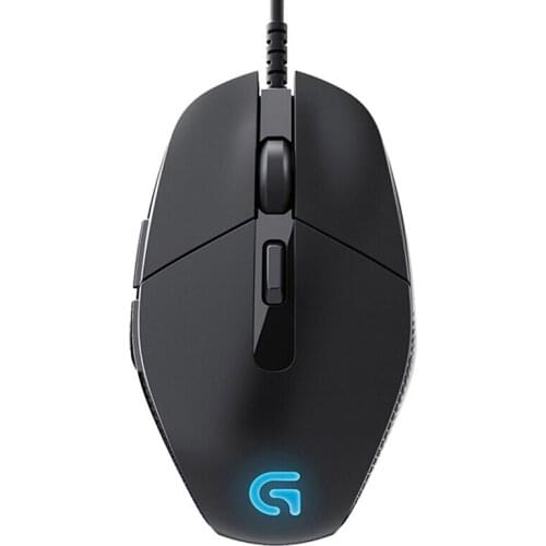 Logitech G302 6-keys Macro Programming Backlight 4000DPI Four-speed Adjustable Rhombus Wired Optical E-sports Gaming Mouse