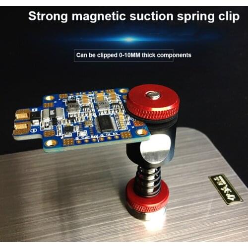Strong Magnetic Suction Spring Clamp PCB Holder Fixtute Circuit Board Electronic Repair Tool For Large Size PCB Soldering Repair
