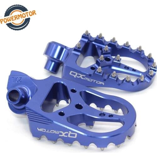 Motorcycle CNC Aluminum Foot Pegs Pedals Foot Rests Pegs Pedal ForYAMAHA Yz 125 250 Yz125 Yz85 Yz450f Wr250 450f 99-17 Pit Bike