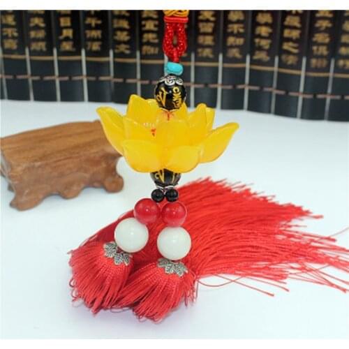New car accessories good luck and even lotus car pendant car interior decoration supplies pendant pendant