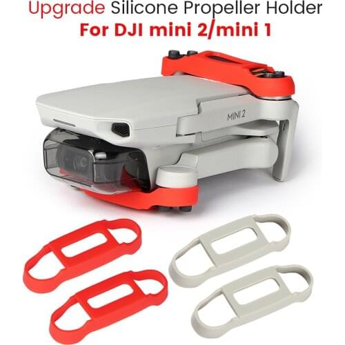 Upgrade Mavic Mini 2 Silicone Propeller Holder Fixed Stabilizers Protective Prop For DJI Mavic Mini/Mini 2 Drone Accessories