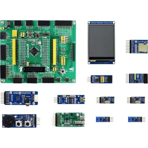 Waveshare Open405R-C Pack B ARM Cortex-M4 STM32F405 STM32F405RGT6 STM32 Development Board + 11 Modules