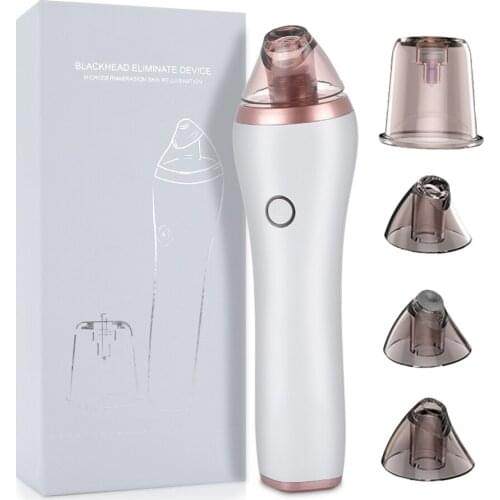 USB 4 Gear Blackhead Remover Face Pore Vacuum Skin Care Acne Pore Cleaner Pimple Removal Vacuum Suction Black Dot Removal
