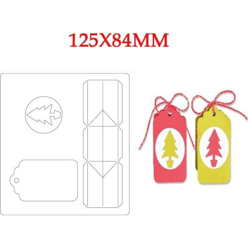 Christmas Gift Metal Cutting Dies Scrapbooking Stencil for Album Paper DIY Gift Card Decoration Embossing Dies New 2021