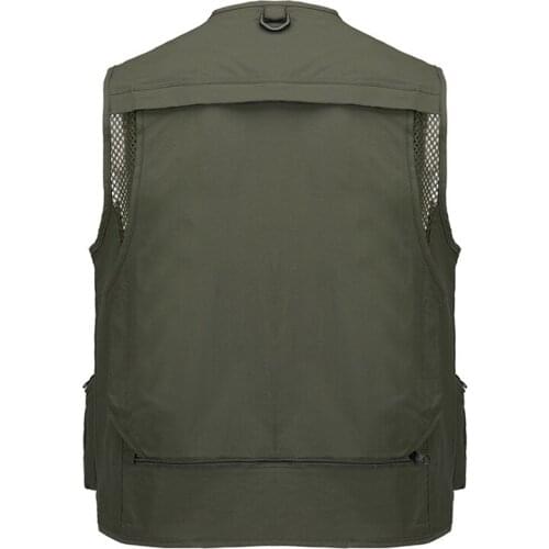 Fishing Jacket Quick-drying Mesh Vestt Multi-Pocket Mesh Vest Outdoor Vest Multi Pocket Summer Mesh Vest