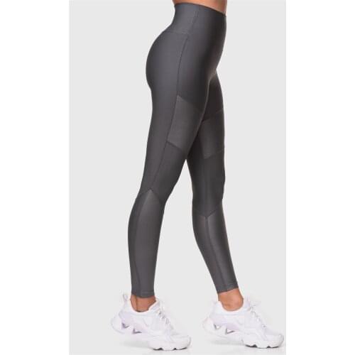 Superstacy High Waist Shiny Piece Smoked Sport Leggings