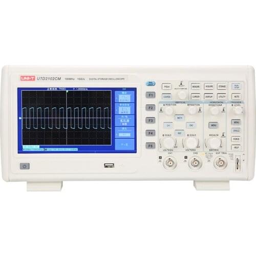 UNI-T UTD2102CM digital storage oscilloscope second hand dual channel digital oscilloscope