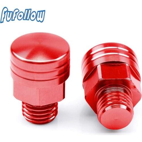 For Suzuki GSX-S 1000 GSX-S 750 GSX-S125 Universal M10x1.25 Motorcycle CNC Rear View Side Mirror Hole Plug Mirrors Screw Bolts