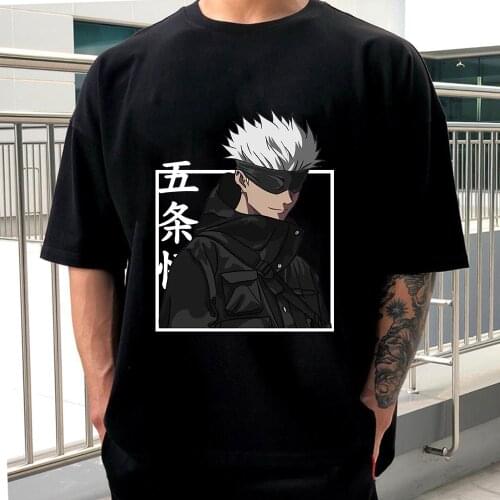 Jujutsu Kaisen Cool T Shirt Tees Summer Short Sleeve Women Streetwear