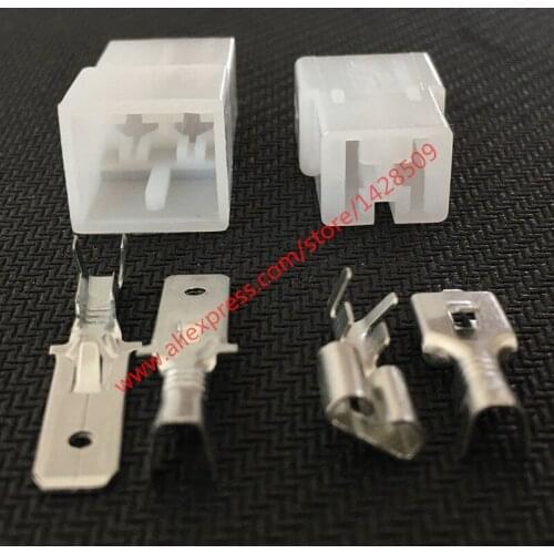 10 Sets 2 Pin Automotive Plug Female Male Electric Connector 180924-5 180923-5