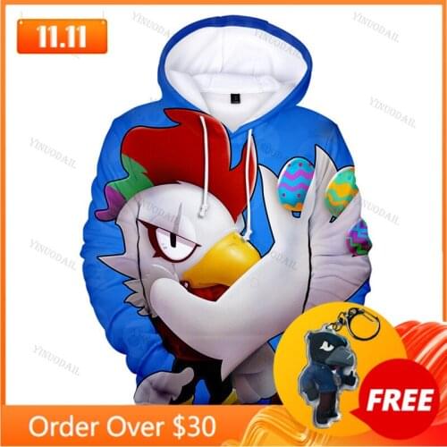 2021 Boys Girls Shooter Childrens Crow Shoot Game 3D Print Hoodie Womens Clothing Sweatshirts Thin Women Kids Tops