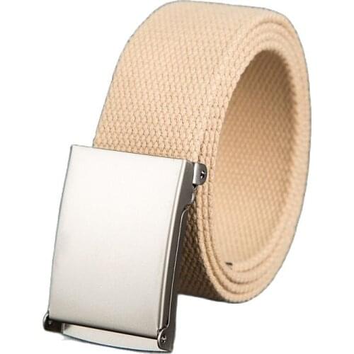 3.8cm men Canvas Belt Male and Female Young Student Canvas Belt