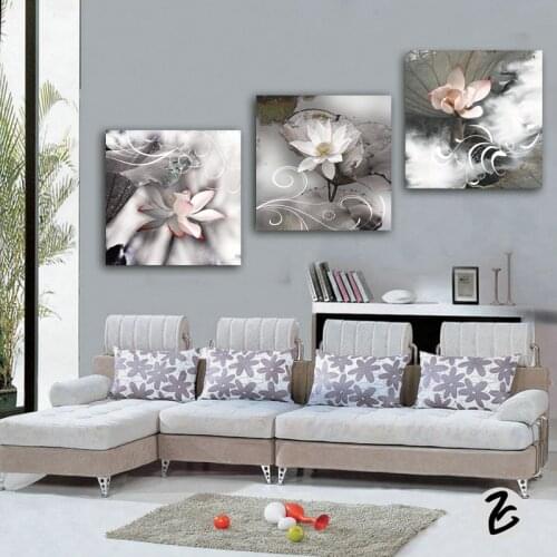 3 Pcs Vintage Flowers Canvas Painting Modern Home Decoration Living Room Bedroom Canvas Print Painting Wall Decor Picture