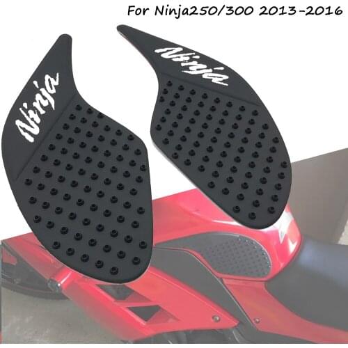 Motorcycle Gas Tank Side Traction Knee Protector Anti Slip Pad For Kawasaki Ninja250 Ninja300 Ninja250/300 2013-2016