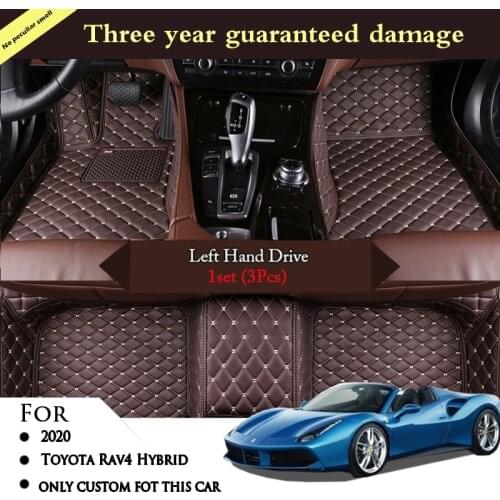 For Toyota Rav4 Rav 4 Hybrid 2020 Car Floor Mats Auto Carpets Custom Interior Styling Accessories Dash Rugs Waterproof Covers