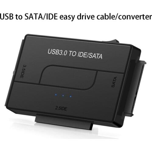 USB 3.0 To USB3.0 To SATA/IDE Easy Drive Cable/converter For 2.5/3.5/5.25 Optical Drive HDD SSDHard Disk Driver With Power