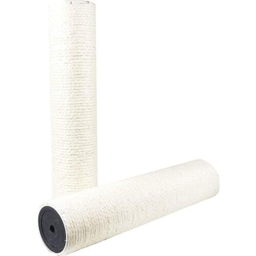 2PCS Wall Cat Scratching Post and Cage Mounted Sisal Scratcher for Large Cats No Mess Width 8.6cm Tall 40cm