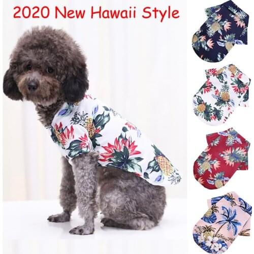 Summer Pet Cat Clothes Hawaiian Beach Cat Shirts Vest Clothing for Cats Dogs Shirt Clothing Puppy Kitten Outfits Ropa De Gato