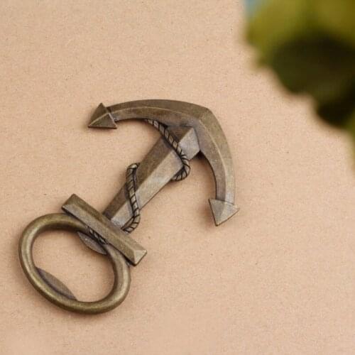 Hot 500 pieces/lot Vintage Antique Style Nautical Ships Boat Anchor Beer Bottle Opener Wedding Favors Gifts