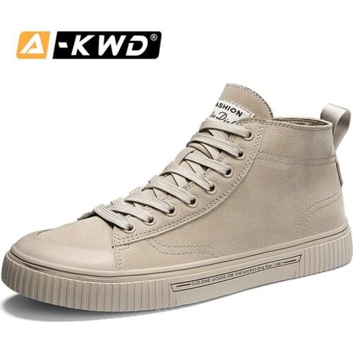 Fashion Mens Shoes Casual Luxury Mens Trainers Sneakers Homme High Top Sneakers Mens Shoe Autumn Breathable Mens Leather Shoes