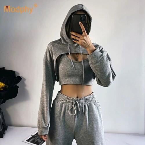 Modphy Women's Hooded T-shirts