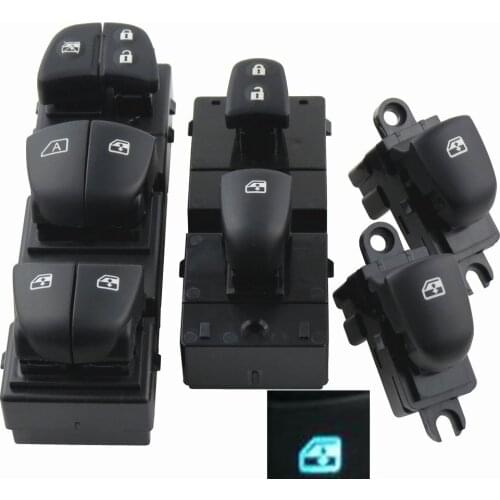 Aqua blue light Driver Side Electric Power Master Window Switch For Nissan Qashqai/Altima/Sylphy/Tiida/X-Trail