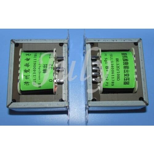 A pair of 8K push-pull output transformer 32Ω / 100Ω output, suitable for 6P1 6P14 6P6P 6V6 headphone