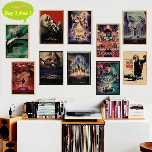Ready Player One MOVIE POSTER kraft paper high print art painting home decor wall sticker
