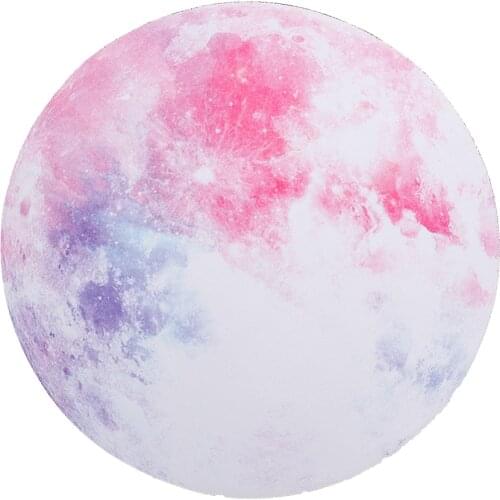 Anti-skid Wear-resistant Rubber Mouse Pad Round Mouse Pad Gaming Mouse Pad Suitable for Home Game Office