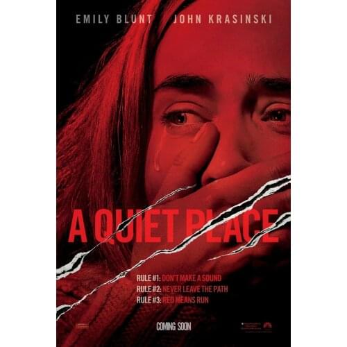 A Quiet Place MOVIE Art print Silk poster Home Wall Decor