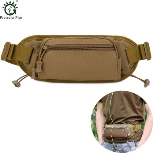 Outdoors Fanny Pack Waist Bag 800D Military Nylon EDC Bottle Holder Pocket Bag Crossbody Chest Pack Outdoor Organizer