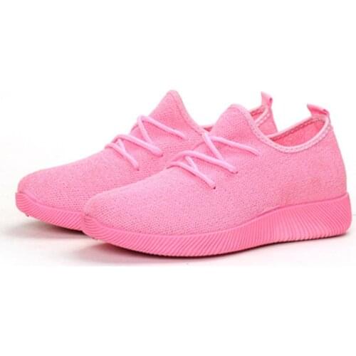 Womens outdoor soft and comfortable breathable mesh walking shoes ladies comfortable sports mesh casual shoes sports shoes