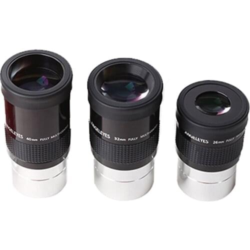 2inch Astronomical Eyepiece 26mm 32mm 40mm Metal HD Multi-layer Coating Wide Angle Lens for Astronomical Monocular Telescope