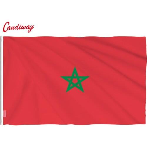 90 x 150cm Morocco flag Banner Hanging National flags Moroccan Home Decoration NN091