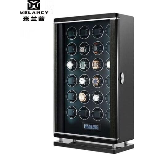 Automatic luxury 24 slots Watch Winder Box Accessories Watch Display Mechanical Rotating Watch Uhrenbeweger For Men Watch