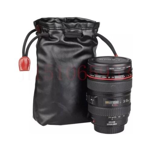 Camere Lens Bag Case (M) PU Leatheroid Fits for EF-S 18-200mm f/3.5-5.6 IS & AF-S 18-105mm f/3.5-5.6G ED VR