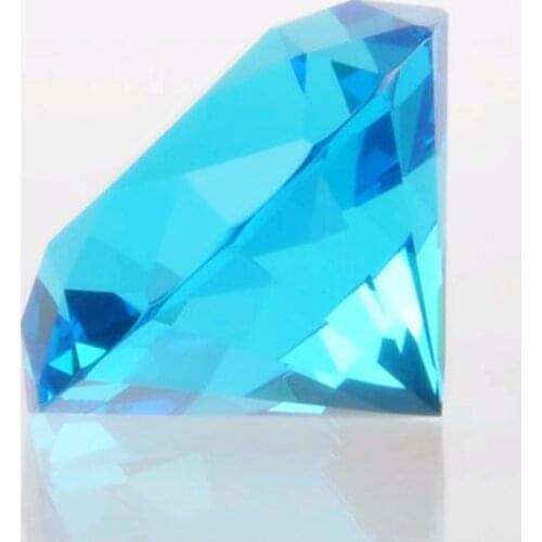 Extra Large 100mm 1pcs Crystal Glass Diamond paperweight Counter Decoration Child Reward Toy Gift Aquarium Gem Festival Gift