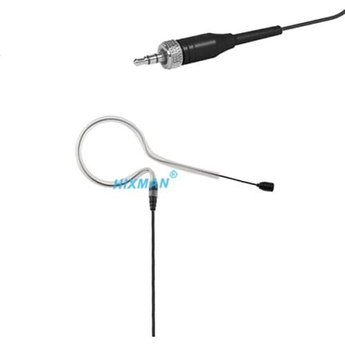 HIXMAN Black EM2-SR Children Earset Single Ear Omni Headset Microphone For Sennheiser G1 G2 G3 G4 Sereies Wireless System 3.5mm