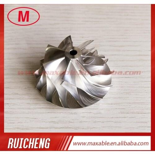 K04 38.58/52.00mm 7+7 blades high performance turbo milling/aluminum 2618/billet compressor wheel