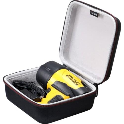 LTGEM Case Compatible for STANLEY FATMAX FL5W10 Waterproof LED Rechargeable Spotlight - EVA Hard Case Travel Protective Carrying