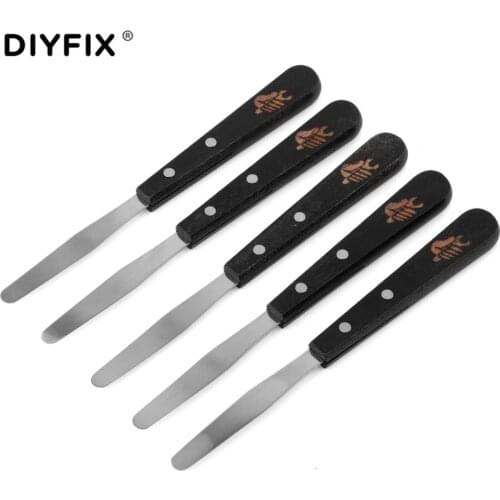5Pcs Metal Blade Scraper Mobile Phone Flexible Repair Opening Pry Disassemble Tools for iPhone iPad iPod Samsung Laptop Tablet