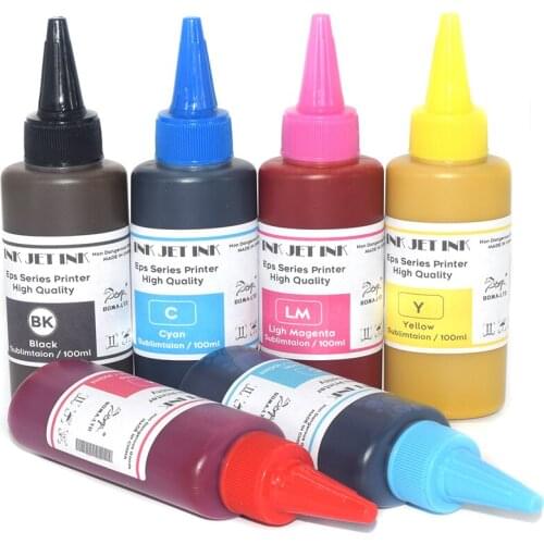 6Colors Sublimation Ink for Epson T0771-T0776 For Epson R260 R380 R280 RX580 RX680 RX595 Artisan50 Printer