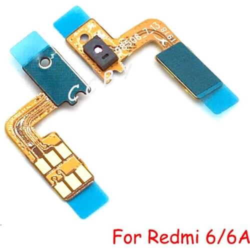 10pcs Proximity Distance Ambient Flash Light Sensor Flex Cable For Xiaomi Redmi Mi 5 5S 6 6A 8 Pro Plus A2 Lite Mix 2 2s