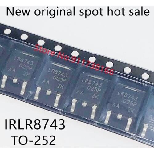 10PCS/LOT New original IRLR8743 LR8743 160 a/v 30 TO252 n-channel MOS field effect tube