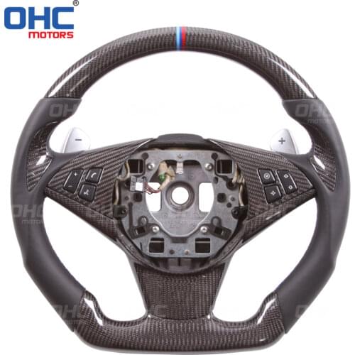 100% Real Carbon Fiber Steering Wheel compatible for E63 5 Series M5