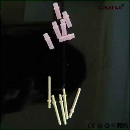1000 sets Dental Laboratory Material Zinc Alloy Dowel Pin with Sleeve Long Medium Short 20MM 16MM 10MM
