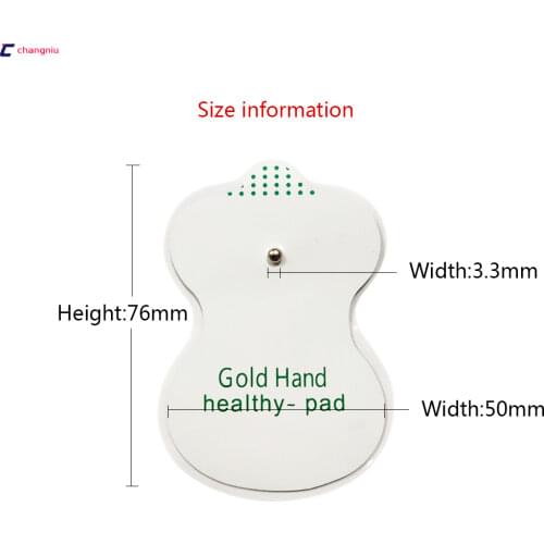 50pcs/lot or 100pcs/lot Good Quality white Electrode Pads for Tens Acupuncture,Digital Therapy Machine Massager Healthy-pad