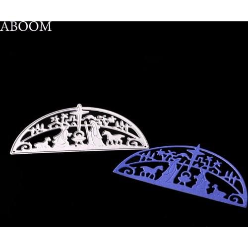 ABOOM New Character Animal Design Metal Carbon Silver Die Cut Custom Decorative Scrapbooking Album Photo Cutting Dies Card Mold